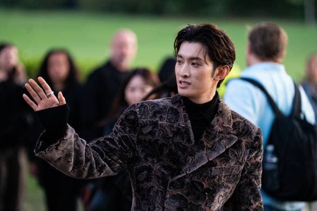 Burberry show at the London Fashion Week - 22 Sep 2025 Koji Mukai attends the Burberry show during the London Fashion Week at Hyde Park. London United Kingdom Copyright: xLounisxTiarx xSOPAxImagesx _DSC7293