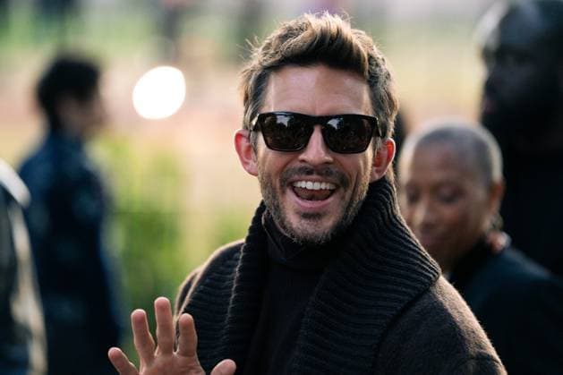 Burberry show at the London Fashion Week - 22 Sep 2025 Jonathan Bailey attends the Burberry show during the London Fashion Week at Hyde Park. London United Kingdom Copyright: xLounisxTiarx xSOPAxImagesx _DSC7307