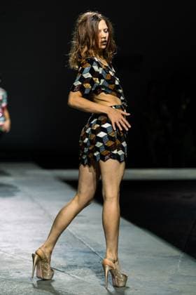 LFW - Ashish Runway A model walks the runway at the Ashish show during London Fashion Week September 2025Photo by LounisPhotography ABACAPRESS.COM London United Kingdom  Copyright: xLounisPhotography ABACAx
