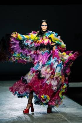 LFW - Ashish Runway A model walks the runway at the Ashish show during London Fashion Week September 2025Photo by LounisPhotography ABACAPRESS.COM London United Kingdom  Copyright: xLounisPhotography ABACAx