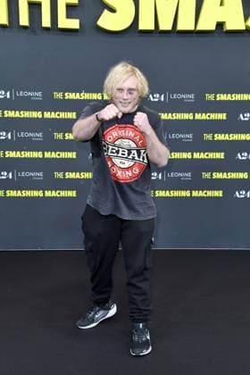 Frederic Vosgroene the Neanderthal at the German premiere of THE SMASHING MACHINE in Berlin on 22 09 2025