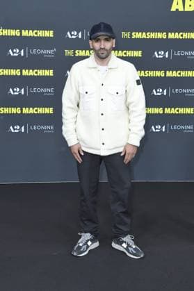 Hassan Akkouch at the German premiere of THE SMASHING MACHINE in Berlin on 22 09 2025