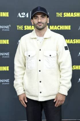 Hassan Akkouch at the German premiere of THE SMASHING MACHINE in Berlin on 22 09 2025