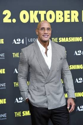 Dwayne Johnson at the German premiere of THE SMASHING MACHINE in Berlin on 22 09 2025