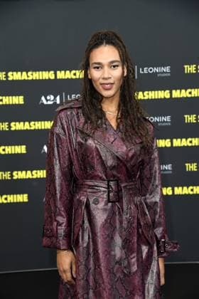 Marie Mouroum at the German premiere of THE SMASHING MACHINE in Berlin on 22 09 2025