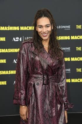 Marie Mouroum at the German premiere of THE SMASHING MACHINE in Berlin on 22 09 2025