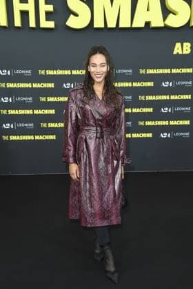Marie Mouroum at the German premiere of THE SMASHING MACHINE in Berlin on 22 09 2025