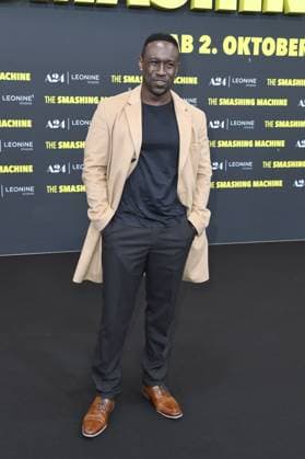 Jerry Kwarteng at the German premiere of THE SMASHING MACHINE in Berlin on 22 09 2025
