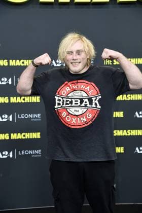 Frederic Vosgroene the Neanderthal at the German premiere of THE SMASHING MACHINE in Berlin on 22 09 2025