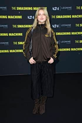 Emilia Pieske at the premiere of the movie The Smashing Machine at Zoo Palast Berlin, 22 09 2025 Foto:xN.xKubelkax xFuturexImagex machine_5900