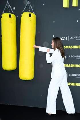 Nadja Gallera at the premiere of the movie The Smashing Machine at Zoo Palast Berlin, 22 09 2025 Foto:xN.xKubelkax xFuturexImagex machine_5903