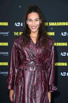 Marie Mouroum at the premiere of the movie The Smashing Machine at Zoo Palast Berlin, 22 09 2025 Foto:xN.xKubelkax xFuturexImagex machine_5913