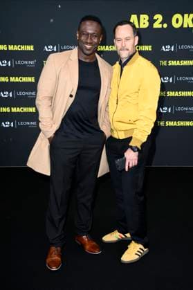 Jerry Kwarteng and Nico Birnbaum at the premiere of the movie The Smashing Machine at Zoo Palast Berlin, 22 09 2025 Foto:xN.xKubelkax xFuturexImagex machine_5925