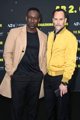 Jerry Kwarteng and Nico Birnbaum at the premiere of the movie The Smashing Machine at Zoo Palast Berlin, 22 09 2025 Foto:xN.xKubelkax xFuturexImagex machine_5926