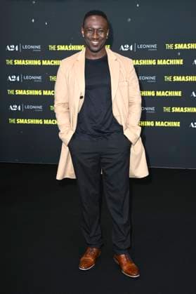 Jerry Kwarteng at the premiere of the movie The Smashing Machine at Zoo Palast Berlin, 22 09 2025 Foto:xN.xKubelkax xFuturexImagex machine_5927