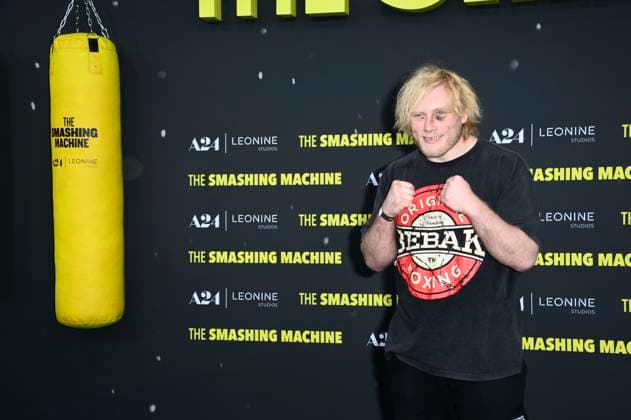 Frederic Vosgröne at the premiere of the movie The Smashing Machine at Zoo Palast Berlin, 22 09 2025 Foto:xN.xKubelkax xFuturexImagex machine_5931