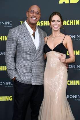 Dwayne Johnson and Emily Blunt at the premiere of the movie The Smashing Machine at Zoo Palast Berlin, 22 09 2025 Foto:xN.xKubelkax xFuturexImagex machine_5989