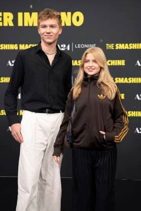 Leonard Conrads and Emilia Pieske at the premiere of the movie The Smashing Machine at Zoo Palast Berlin, 22 09 2025 Foto:xJ.xKnowlesx xFuturexImagex machine_5755