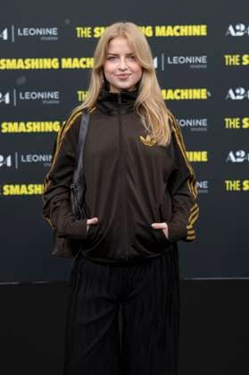 Emilia Pieske at the premiere of the movie The Smashing Machine at Zoo Palast Berlin, 22 09 2025 Foto:xJ.xKnowlesx xFuturexImagex machine_5757