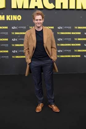 Johannes Heinrichs at the premiere of the movie The Smashing Machine at Zoo Palast Berlin, 22 09 2025 Foto:xJ.xKnowlesx xFuturexImagex machine_5763