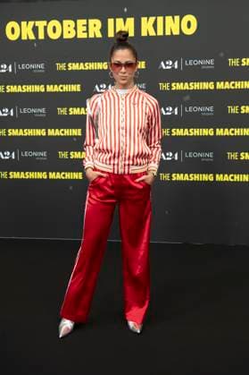 Zora Alber at the premiere of the movie The Smashing Machine at Zoo Palast Berlin, 22 09 2025 Foto:xJ.xKnowlesx xFuturexImagex machine_5766