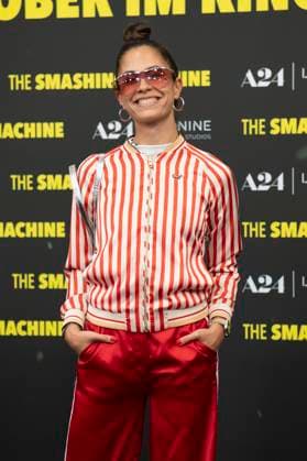 Zora Alber at the premiere of the movie The Smashing Machine at Zoo Palast Berlin, 22 09 2025 Foto:xJ.xKnowlesx xFuturexImagex machine_5769