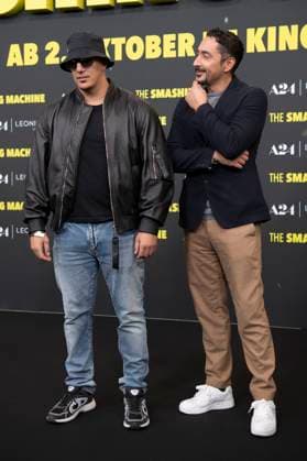 Farid Bang and Eko Fresh at the premiere of the movie The Smashing Machine at Zoo Palast Berlin, 22 09 2025 Foto:xJ.xKnowlesx xFuturexImagex machine_5790