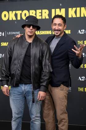 Farid Bang and Eko Fresh at the premiere of the movie The Smashing Machine at Zoo Palast Berlin, 22 09 2025 Foto:xJ.xKnowlesx xFuturexImagex machine_5792