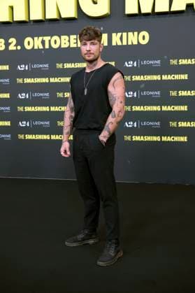Willi Whey at the premiere of the movie The Smashing Machine at Zoo Palast Berlin, 22 09 2025 Foto:xJ.xKnowlesx xFuturexImagex machine_5805