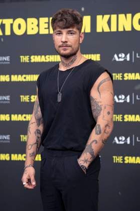 Willi Whey at the premiere of the movie The Smashing Machine at Zoo Palast Berlin, 22 09 2025 Foto:xJ.xKnowlesx xFuturexImagex machine_5806