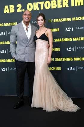 Dwayne Johnson and Emily Blunt at the premiere of the movie The Smashing Machine at Zoo Palast Berlin, 22 09 2025 Foto:xJ.xKnowlesx xFuturexImagex machine_5838