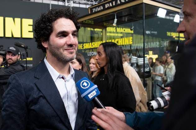 Benny Safdie at the premiere of the movie The Smashing Machine at Zoo Palast Berlin, 22 09 2025 Foto:xJ.xKnowlesx xFuturexImagex machine_5851