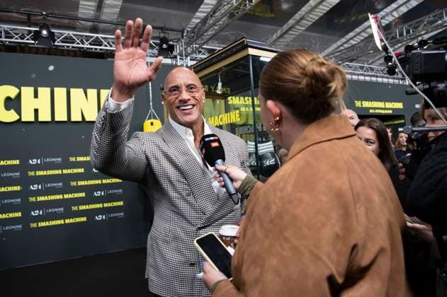 Dwayne Johnson at the premiere of the movie The Smashing Machine at Zoo Palast Berlin, 22 09 2025 Foto:xJ.xKnowlesx xFuturexImagex machine_5860