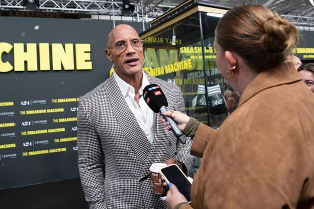 Dwayne Johnson at the premiere of the movie The Smashing Machine at Zoo Palast Berlin, 22 09 2025 Foto:xJ.xKnowlesx xFuturexImagex machine_5861