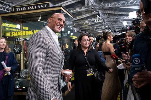 Dwayne Johnson at the premiere of the movie The Smashing Machine at Zoo Palast Berlin, 22 09 2025 Foto:xJ.xKnowlesx xFuturexImagex machine_5862