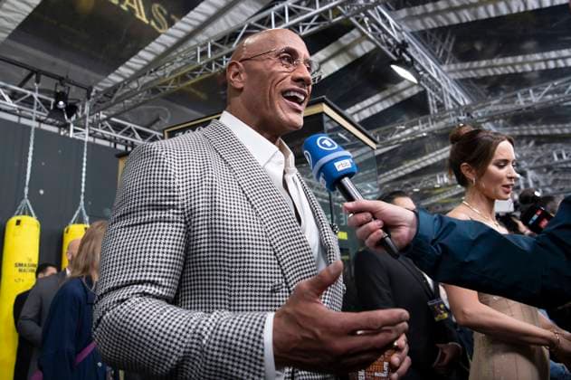 Dwayne Johnson and Emily Blunt at the premiere of the movie The Smashing Machine at Zoo Palast Berlin, 22 09 2025 Foto:xJ.xKnowlesx xFuturexImagex machine_5863