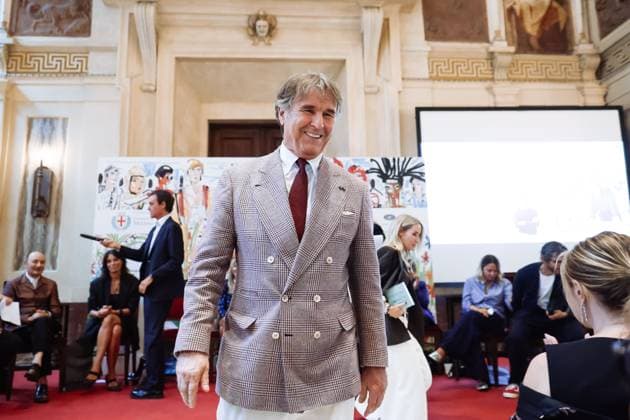 Milan, The 25th edition of the Chi è Chi Fashion Community Awards during Milan Women s Fashion Week Spring Summer 2026 at Palazzo Marino. Pictured: Brunello Cucinelli (fashion designer and entrepreneur)  Copyright: xAlessandroxBremecx xipa-agency.netx xx IPA_Agency_IPA65595178