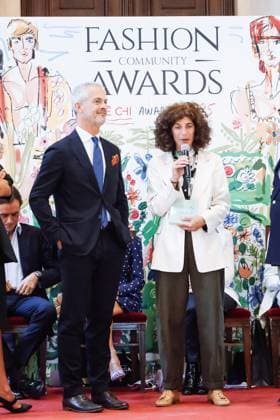 Milan, The 25th edition of the Chi è Chi Fashion Community Awards during Milan Women s Fashion Week Spring Summer 2026 at Palazzo Marino. Pictured: Franco Mantero and Lucia Mantero  Copyright: xAlessandroxBremecx xipa-agency.netx xx IPA_Agency_IPA65595213