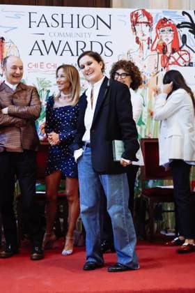 Milan, The 25th edition of the Chi è Chi Fashion Community Awards during Milan Women s Fashion Week Spring Summer 2026 at Palazzo Marino. Pictured: Maria Grazia Chiuri (Italian designer)  Copyright: xAlessandroxBremecx xipa-agency.netx xx IPA_Agency_IPA65595325