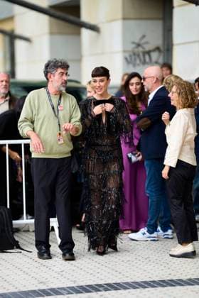 September 23, 2025, Madrid, Madrid, Spain: Blanca Suarez attended Similar a Murder Parecido a un asesinato Red Carpet during 73rd San Sebastian International Film Festival at Principe Cinema on September 23, 2025 in Donostia San Sebastian, Spain Madrid Spain - ZUMAg15_ 20250923_zaf_g15_288 Copyright: xJackxAbuinx