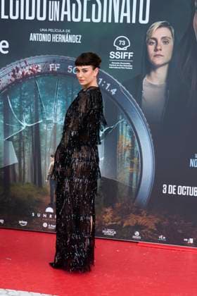 September 23, 2025, Madrid, Madrid, Spain: Blanca Suarez attended Similar a Murder Parecido a un asesinato Red Carpet during 73rd San Sebastian International Film Festival at Principe Cinema on September 23, 2025 in Donostia San Sebastian, Spain Madrid Spain - ZUMAg15_ 20250923_zaf_g15_324 Copyright: xJackxAbuinx