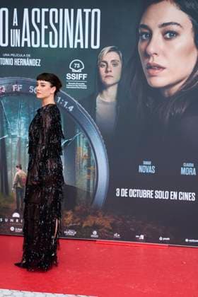 September 23, 2025, Madrid, Madrid, Spain: Blanca Suarez attended Similar a Murder Parecido a un asesinato Red Carpet during 73rd San Sebastian International Film Festival at Principe Cinema on September 23, 2025 in Donostia San Sebastian, Spain Madrid Spain - ZUMAg15_ 20250923_zaf_g15_327 Copyright: xJackxAbuinx