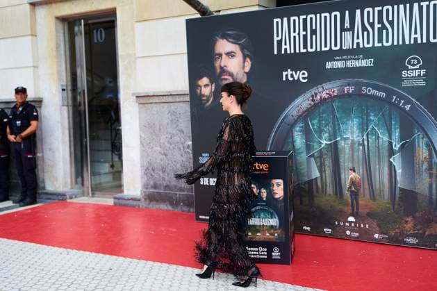 September 23, 2025, Madrid, Madrid, Spain: Blanca Suarez attended Similar a Murder Parecido a un asesinato Red Carpet during 73rd San Sebastian International Film Festival at Principe Cinema on September 23, 2025 in Donostia San Sebastian, Spain Madrid Spain - ZUMAg15_ 20250923_zaf_g15_328 Copyright: xJackxAbuinx