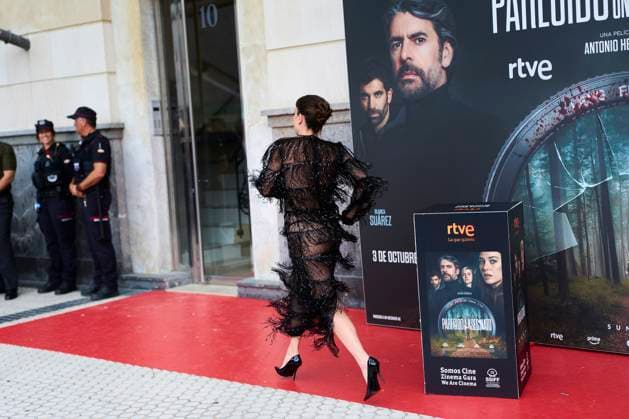 September 23, 2025, Madrid, Madrid, Spain: Blanca Suarez attended Similar a Murder Parecido a un asesinato Red Carpet during 73rd San Sebastian International Film Festival at Principe Cinema on September 23, 2025 in Donostia San Sebastian, Spain Madrid Spain - ZUMAg15_ 20250923_zaf_g15_329 Copyright: xJackxAbuinx