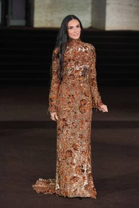 Milan, Milan Women s Fashion Week Spring Summer 2026 - Women s Fashion, Spring Summer 2026 - Gucci fashion show - guests in the photo: Demi Moore  Copyright: xRiccardoxGIordanox xipa-agency.netx xRiccardoxGiordano IPAx IPA_Agency_IPA65608827