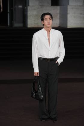 Milan, Milan Women s Fashion Week Spring Summer 2026 - Women s Fashion, Spring Summer 2026. - Gucci fashion show - guests in the photo: Jin  Copyright: xRiccardoxGIordanox xipa-agency.netx xRiccardoxGiordano IPAx IPA_Agency_IPA65608851