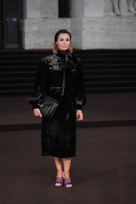 Milan, Italy: Milan, Milan Women s Fashion Week Spring Summer 2026 - Women s Fashion, Spring Summer 2026 - Gucci fashion show - guests in the photo: Milan Italy  - ZUMAp169 20250923_zea_p169_457 Copyright: xRiccardoxGIordanox
