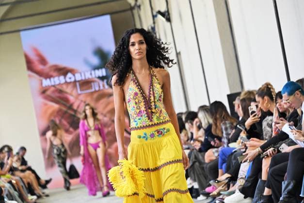 Milan,Italy Miss Bikini brand s Spring Summer 2026 collection presentation show In the photo:Miss Bikini show  Copyright: xNickxZonnax xipa-agency.netx xNickxZonnax IPA_Agency_IPA65613247