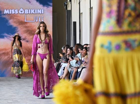 Milan,Italy Miss Bikini brand s Spring Summer 2026 collection presentation show In the photo:Miss Bikini show  Copyright: xNickxZonnax xipa-agency.netx xNickxZonnax IPA_Agency_IPA65613252