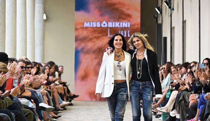 Milan, Italy Miss Bikini brand s Spring Summer 2026 collection presentation show. In the photo: Alessandra and Francesca Piacentini.  Copyright: xNickxZonnax xipa-agency.netx xNickxZonnax IPA_Agency_IPA65613298